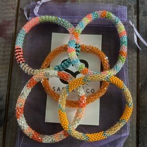 Sashka Co Beaded Bracelets Set of 5 B5